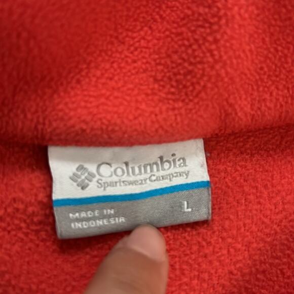 Columbia Fast Trek Women’s Peach Pink Full Zip 3 Pockets Fleece Jacket Size‎ L - Picture 5 of 12
